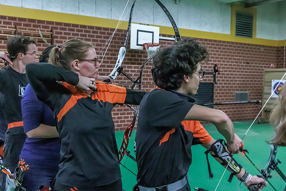 Les archers se sont défiés pour le plaisir