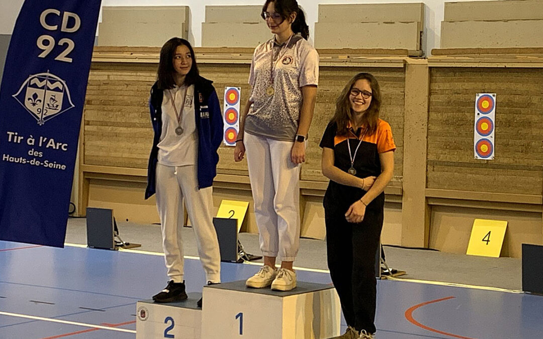 Deux archères en bronze