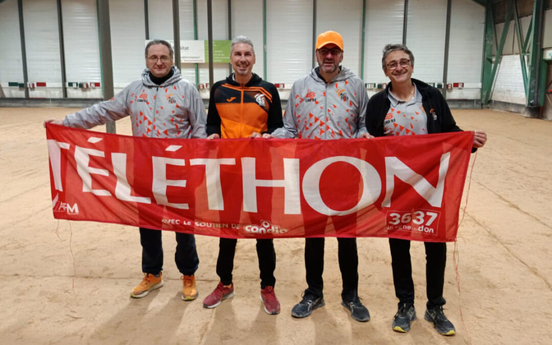 L&rsquo;ACBB sport boules pour le Téléthon