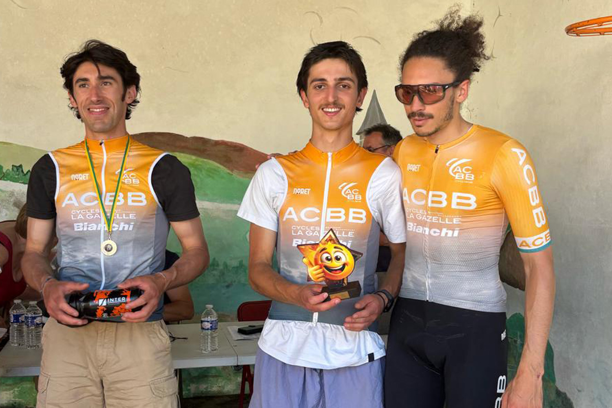 L'ACBB cyclisme collectionne les bouquets