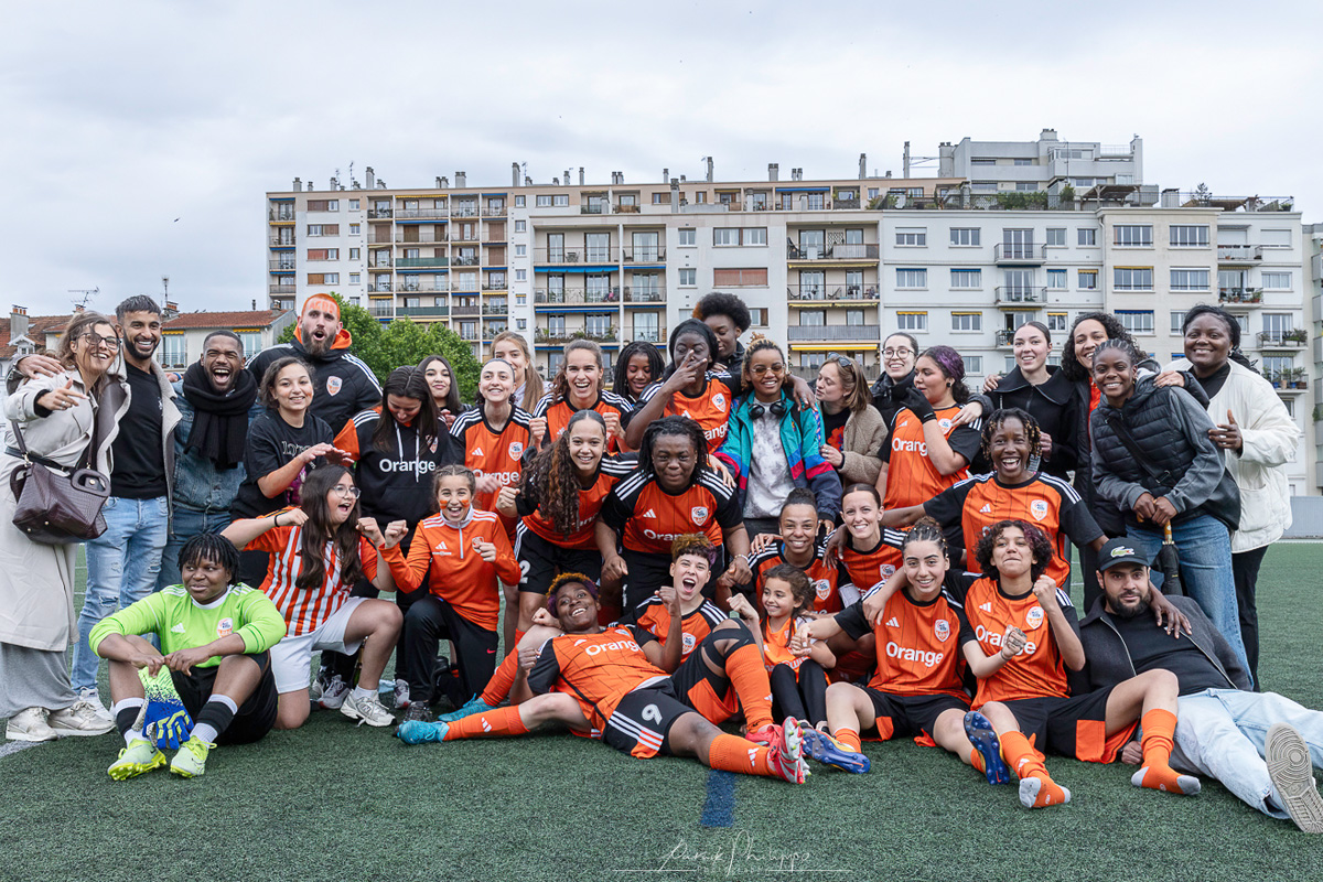 L'ACBB foot, champion chez les filles.