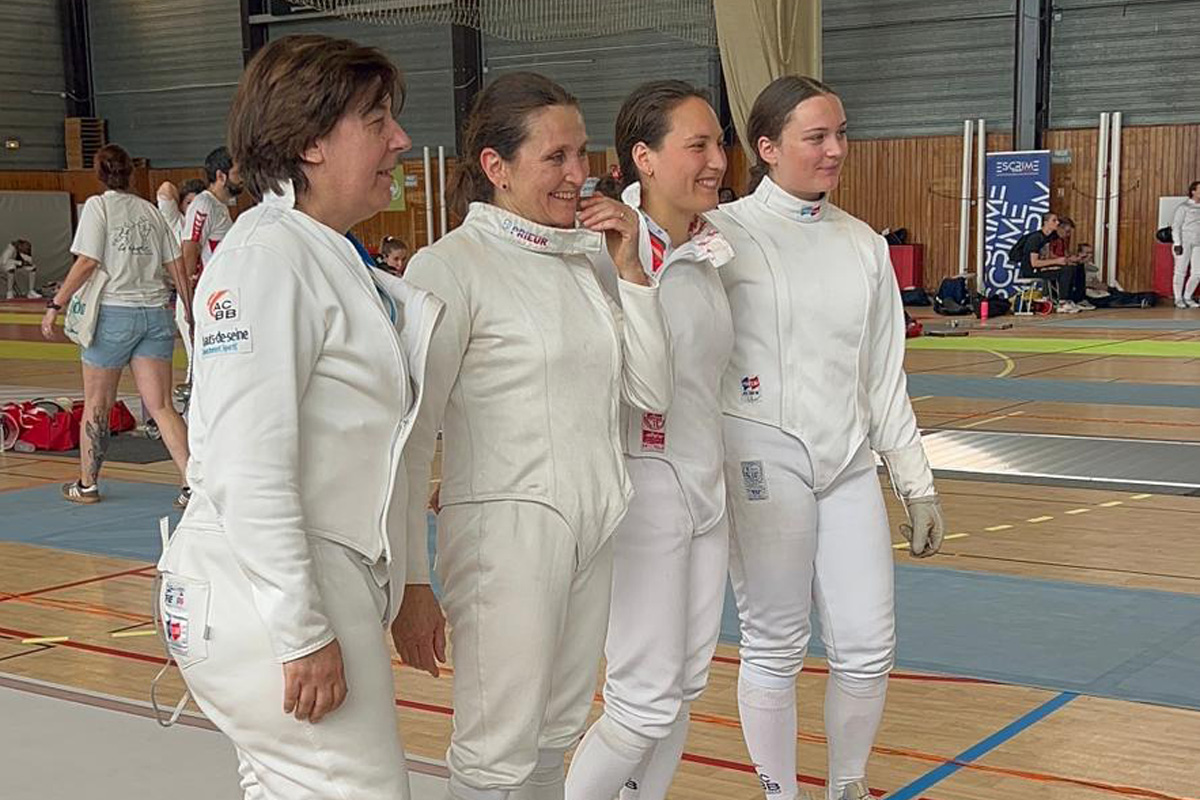 L'ACBB escrime évoluera en N2 avec son équipe féminine.