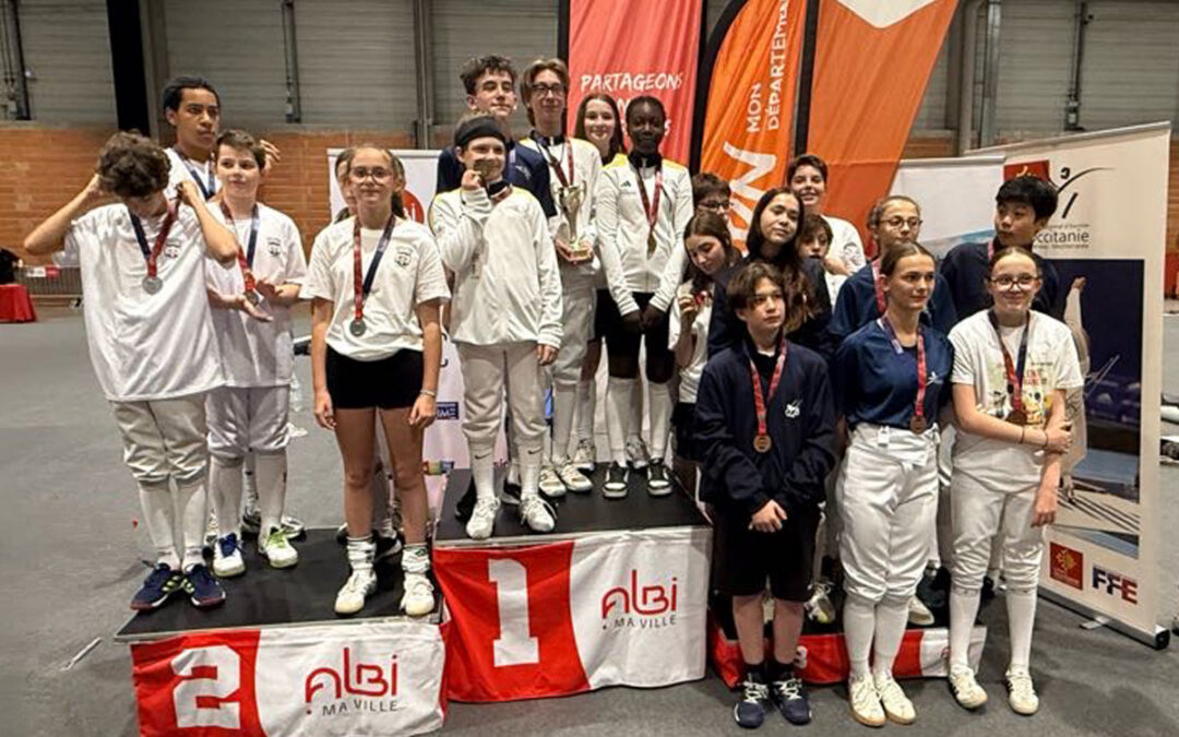 Deux podiums nationaux pour l&rsquo;ACBB escrime