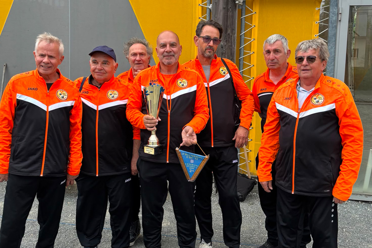 L'ACBB pétanque, champion du 92 en D3 vétérans (©Fabrice Sudaka / ACBB O)