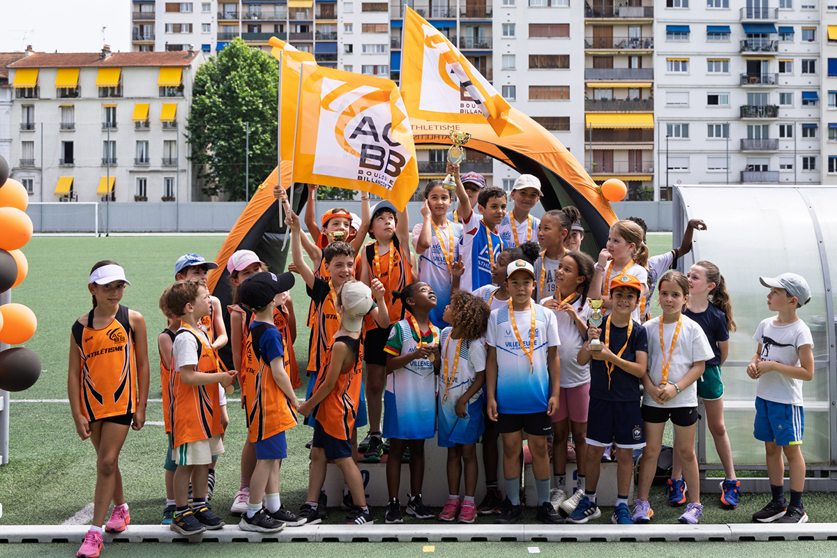 pour l'ACBB athlétisme pour le groupe Eveil Athlétique (©Dominique Gizardin / ACBB O)